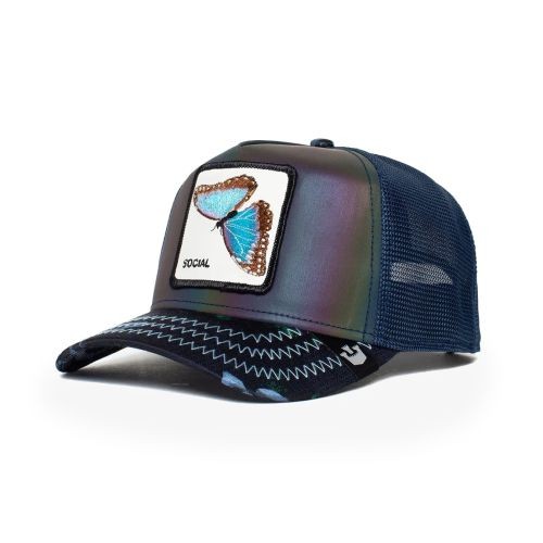 Goorin Trucker Cap Social Butterfly | Caps für Unisex | Blue