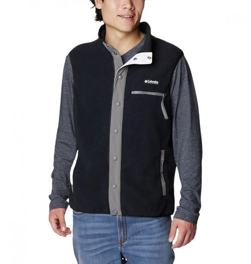 Columbia Helvetia Fleece Vest | Fleecejacken für Herren | Schwarz