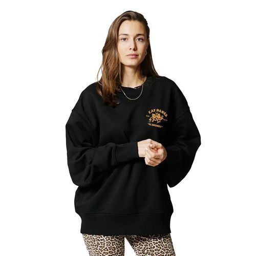 On Vacation Pasta Sweat | Pullover für Unisex | Schwarz