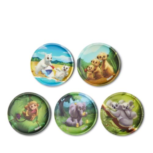 Ergobag Kletties-Set MATT | Accessoires Kinder für Kinder | Zoobabies