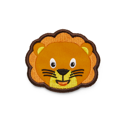 Affenzahn Klett Badge | Accessoires Kinder für Kinder | Löwe