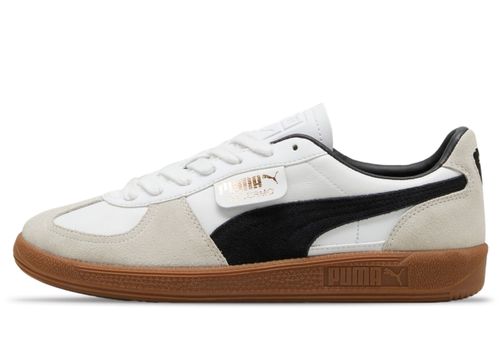 Puma Lifestyle Palermo Leather | Sneaker für Unisex | White / Vapor Gray / Gum