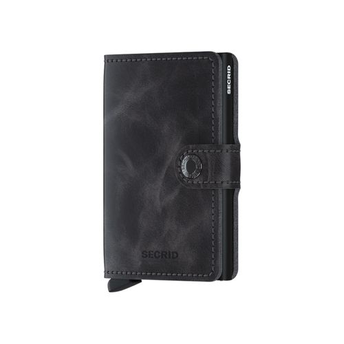 Secrid Miniwallet | Geldbeutel/Brustbeutel für Unisex | Vintage Grey / Black