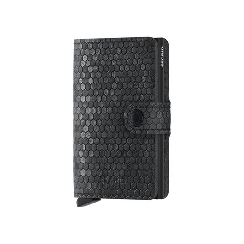 Secrid Miniwallet | Geldbeutel/Brustbeutel für Unisex | Hexagon Black