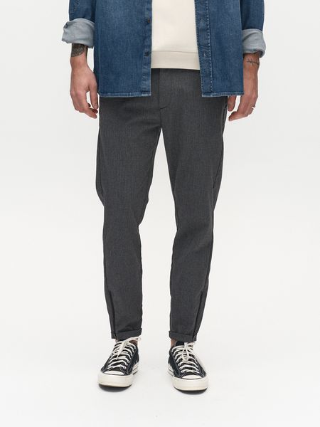 Gabba Pisa Domo Pants Cropped | Lange Hosen für Herren | Dark Grey