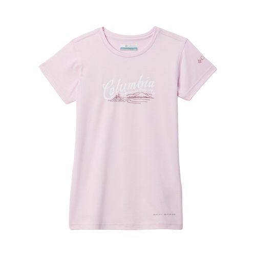 Columbia Mission Peak Graphic Tech Tee | Shirts für Kinder | Pink Dawn / Scripted Scene