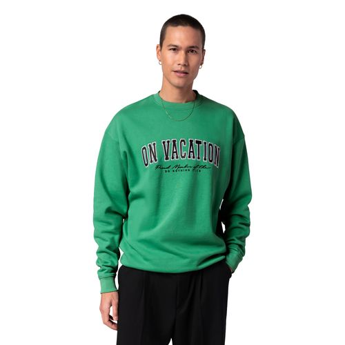 On Vacation College Sweat | Pullover für Unisex | Mint Leaf