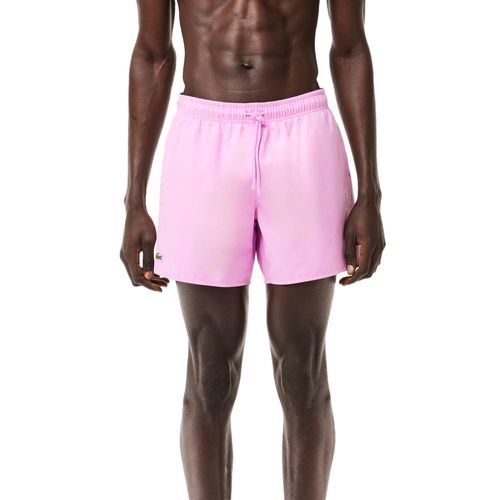 Lacoste Swim Shorts | Badehose für Herren | Rose / Green