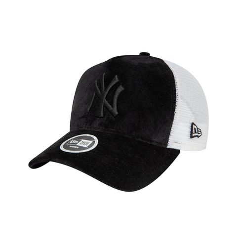 New Era Velour Trucker Cap | Caps für Unisex | Black / White