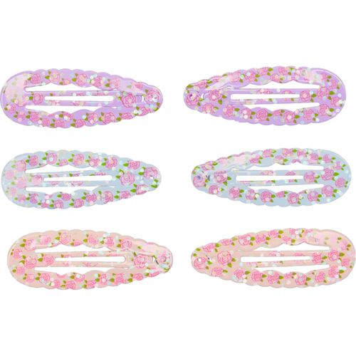 Coppenrath Haarclips Rosen | Accessoires Kinder für Kinder | Rot