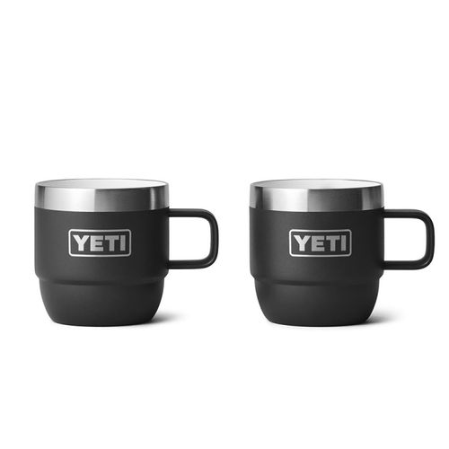 YETI Rambler 6 OZ Mug 2Pack | Ausrüstung Outdoor für Unisex | Black