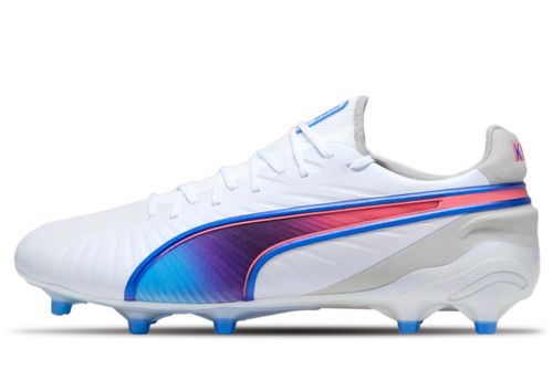 Puma Fussball King Ultimate FG/AG | Fußballschuhe für Unisex | White / Bluemazing