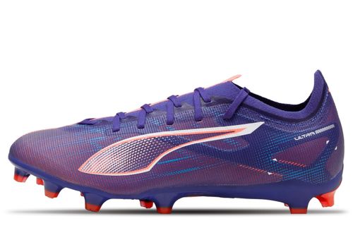 Puma Fussball Ultra 5 Match FG/AG | Fußballschuhe für Unisex | Lapis Lazuli / White / Sunset