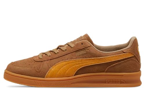 Puma Lifestyle Indoor R-Suede | Sneaker für Unisex | Chocolate Chip / Sport Yellow