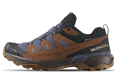 Salomon X Ultra 360 Leather GTX | Wanderschuhe für Herren | Grisaille / Caramel Cafe
