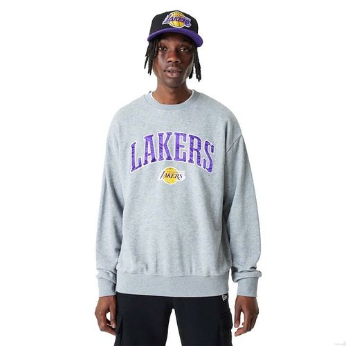 New Era LA Lakers Sweat | Pullover für Unisex | Grau