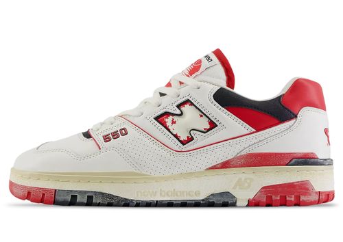 New Balance BB550VGA | Sneaker für Herren | White / Red