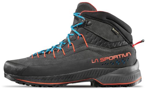 La Sportiva TX4 Evo Mid GTX | Wanderschuhe für Herren | Carbon / Cherry Tomato