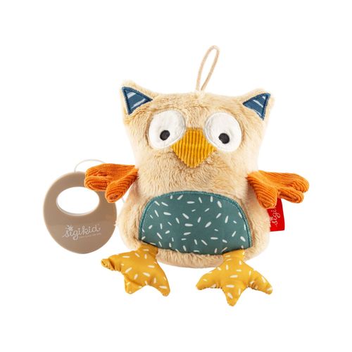 sigikid Baby Spieluhr Eule | Kuscheltiere für Kinder | Mehrfarbig