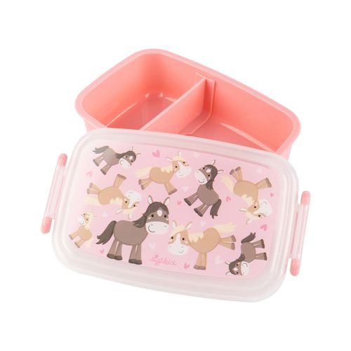sigikid Kinder Brotbox Pony | Accessoires Kinder für Kinder | Rosa