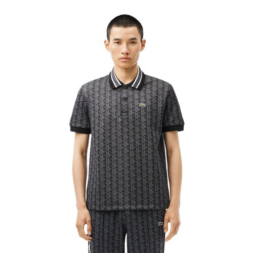 Lacoste Classic Fit Monogram Polo | Shirts für Herren | Anthracite