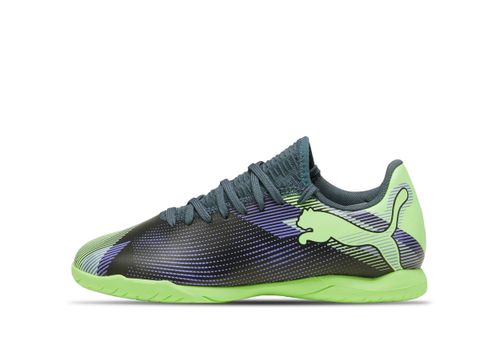 Puma Fussball  | Fußballschuhe für Kinder | Gray Skies / Elektor Purple