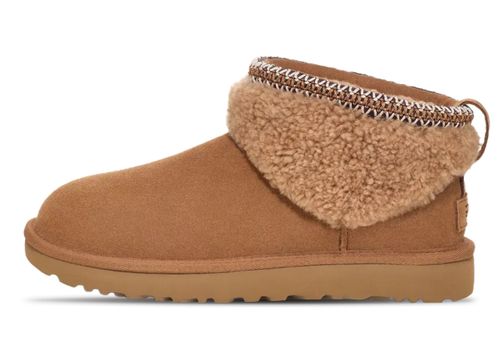 UGG Classic Ultra Mini Maxi Curly | Boots/Stiefeletten für Damen | Chestnut