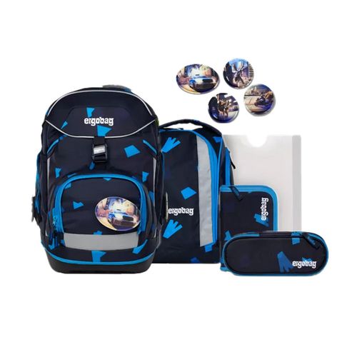 Ergobag PACK Schulrucksack-Set | Schulranzen für Kinder | Verfolgbärjagd