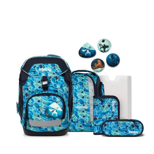 Ergobag PACK Schulrucksack-Set | Schulranzen für Kinder | Abtauchbär