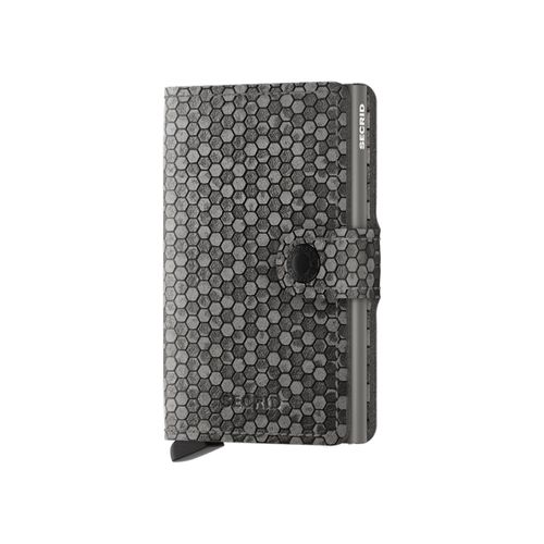 Secrid Miniwallet | Geldbeutel/Brustbeutel für Unisex | Hexagon Grey