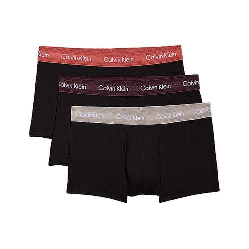 Calvin Klein Low Rise Trunk 3er Pack | Boxershorts für Herren | B-rock Ridge / Fudge / Bruchetta