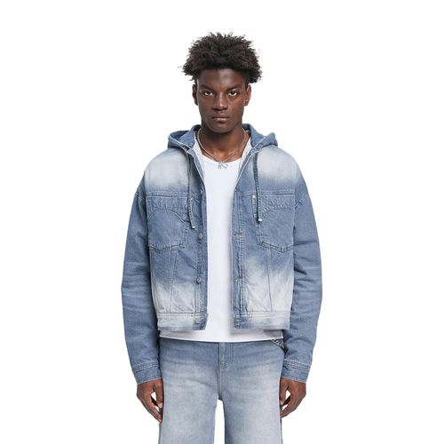 Reternity Essential Denim Jacket | Zipper/Sweatjacken für Herren | Stone Blue
