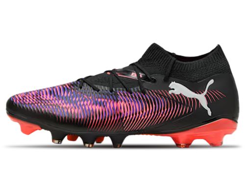 Puma Fussball Future 8 Match FG/AG | Fußballschuhe für Unisex | Black / White / Glowing Red