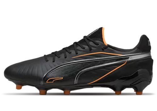 Puma Fussball King Ultimate FG/AG | Fußballschuhe für Unisex | Black / Heat Fire / Silver