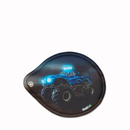 Ergobag Blinkie Klettie | Accessoires Kinder für Kinder | Monstertruck