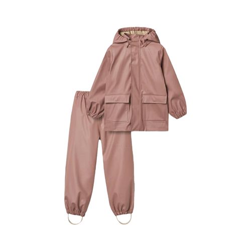 Wheat Rainwear Ola Set | Bekleidung Outdoor für Kinder | Dusty Lilac