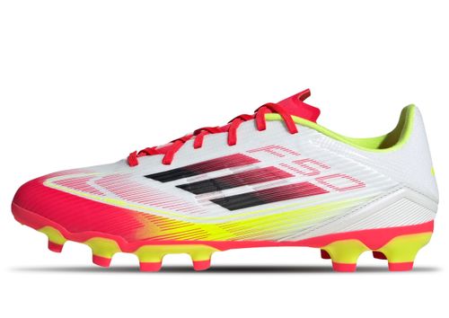 Adidas F50 League MG | Fußballschuhe für Unisex | Cloud White / Core Black / Solar Yellow