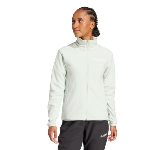 Adidas Multi Essentials Full-Zip Fleece | Bekleidung Outdoor für Damen | Linen Green