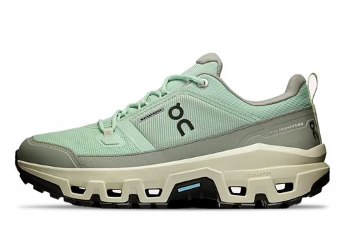 On Running Cloudrock Low Waterproof | Wanderschuhe für Damen | Mineral / Aloe