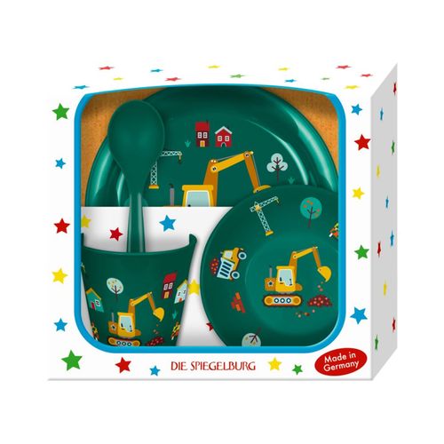 Coppenrath Geschirr Geschenkset Bagger | Accessoires Kinder für Kinder | Bagger