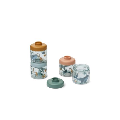 Liewood Dominique Baby Foodboxes | Accessoires Kinder für Kinder | Peach / Sea Shell