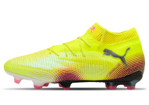 Puma Fussball Future 8 Ultimate FG | Fußballschuhe für Unisex | Yellow Alert / Black / Sun Struck