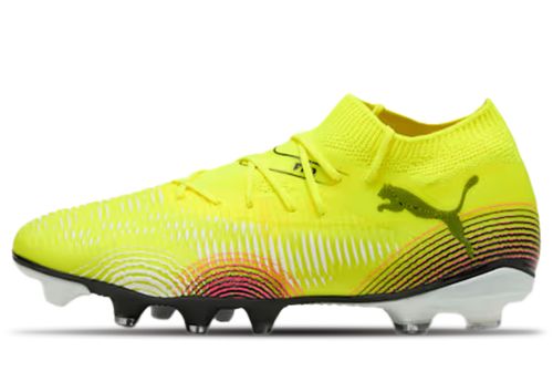 Puma Fussball Future 8 Match FG/AG | Fußballschuhe für Unisex | Yellow Alert / Black / Sun Struck