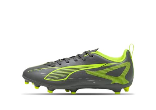 Puma Fussball Ultra 5 Play FG/AG Jr | Fußballschuhe für Kinder | Matte Aged Silver / Yellow Ale