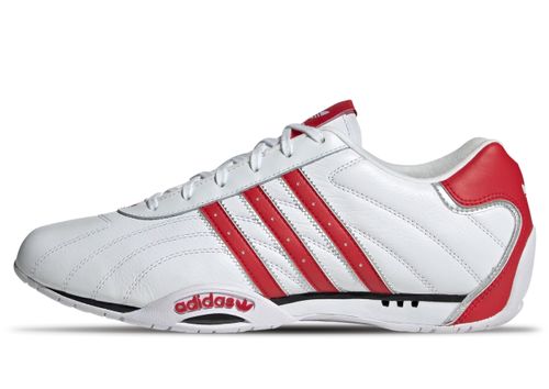 Adidas Adiracer Lo | Sneaker für Unisex | White / Better Scarlet / Silve