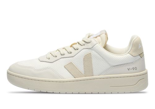 Veja V-90 B-Mesh | Sneaker für Damen | White / Pierre