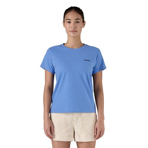 Patagonia P-6 Logo Responsibili Tee | Shirts für Damen | Abundant Blue