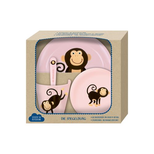 Coppenrath Geschirr Geschenkset | Accessoires Kinder für Kinder | Affe