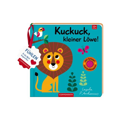 Coppenrath Mein Filz-Fühlbuch: Kuckuck, kleiner Löwe! | Bücher für Kinder | Mehrfarbig