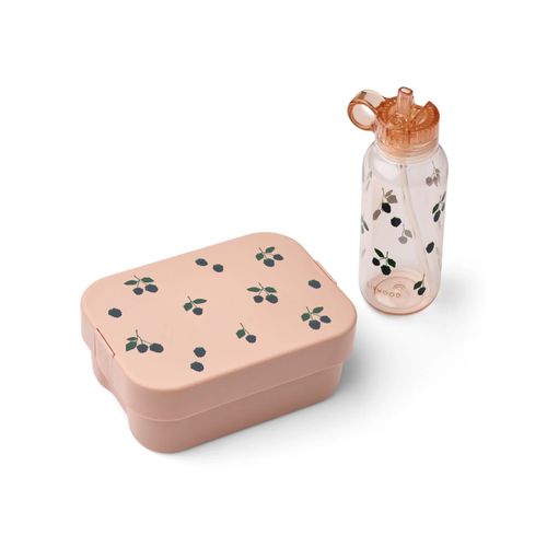 Liewood Chelsey Lunchbox-Set | Accessoires Kinder für Kinder | Berry / Pale Tuscany